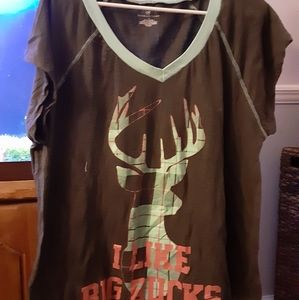 Ladies TShirt with dear on front